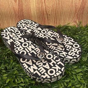 Michael Kors Wedge Flip Flop Sandals